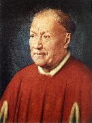 EYCK, Jan van Portrait of Cardinal Niccolo Albergati dfg oil painting reproduction